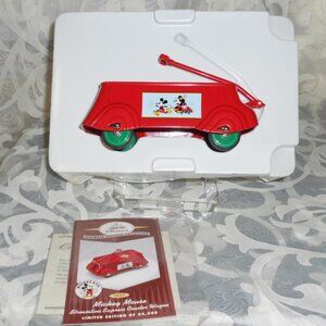 NIB Hallmark Mickey Mouse Sidewalk Cruisers Collection Limited Edition